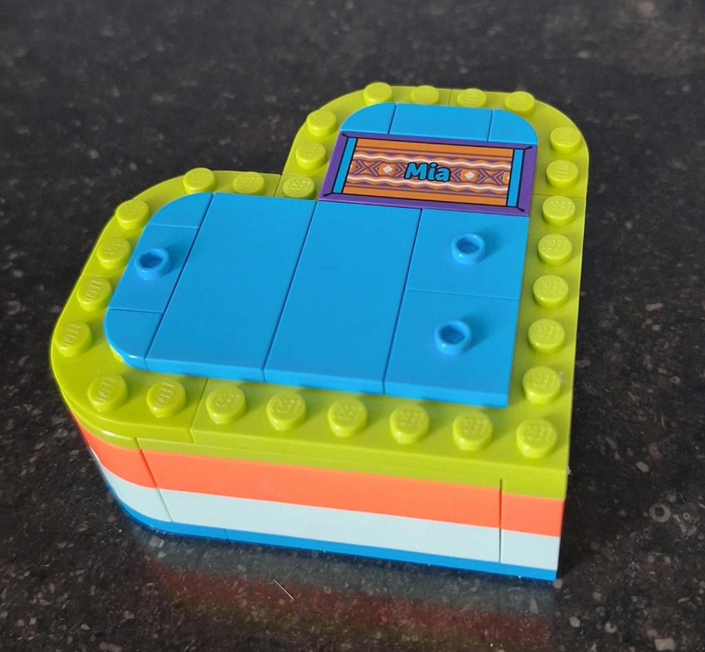 Lego Friends hartvormig doosje met deksel, Lego, Accessoire, Friends, Ophalen of Verzenden