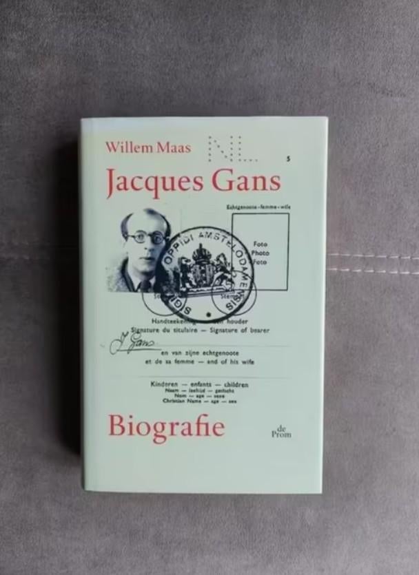 Jacques Gans door Willem Maas (Gesigneerd), Overige, Ophalen of Verzenden, Zo goed als nieuw, Willem Maas