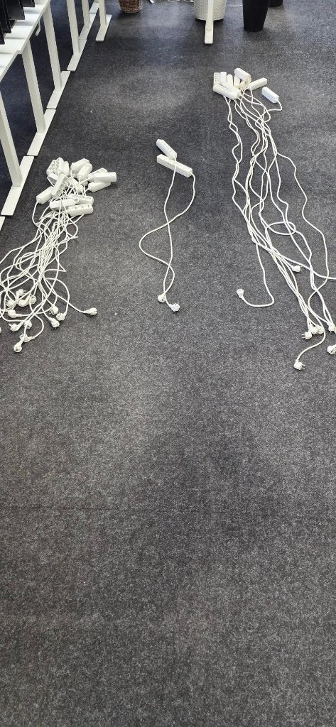 Verlengsnoeren, Doe-het-zelf en Verbouw, Elektra en Kabels, Ophalen, Gebruikt, Stekkerdoos