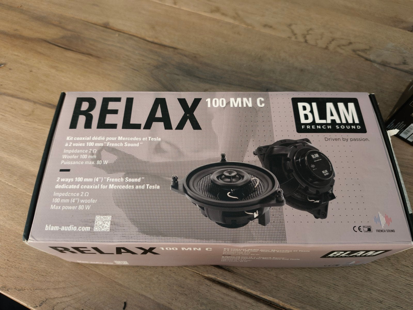 Blam RELAX 100 MN C Coaxiale Speakers voor Mercedes/Tesla, Auto diversen, Ophalen of Verzenden, Zo goed als nieuw