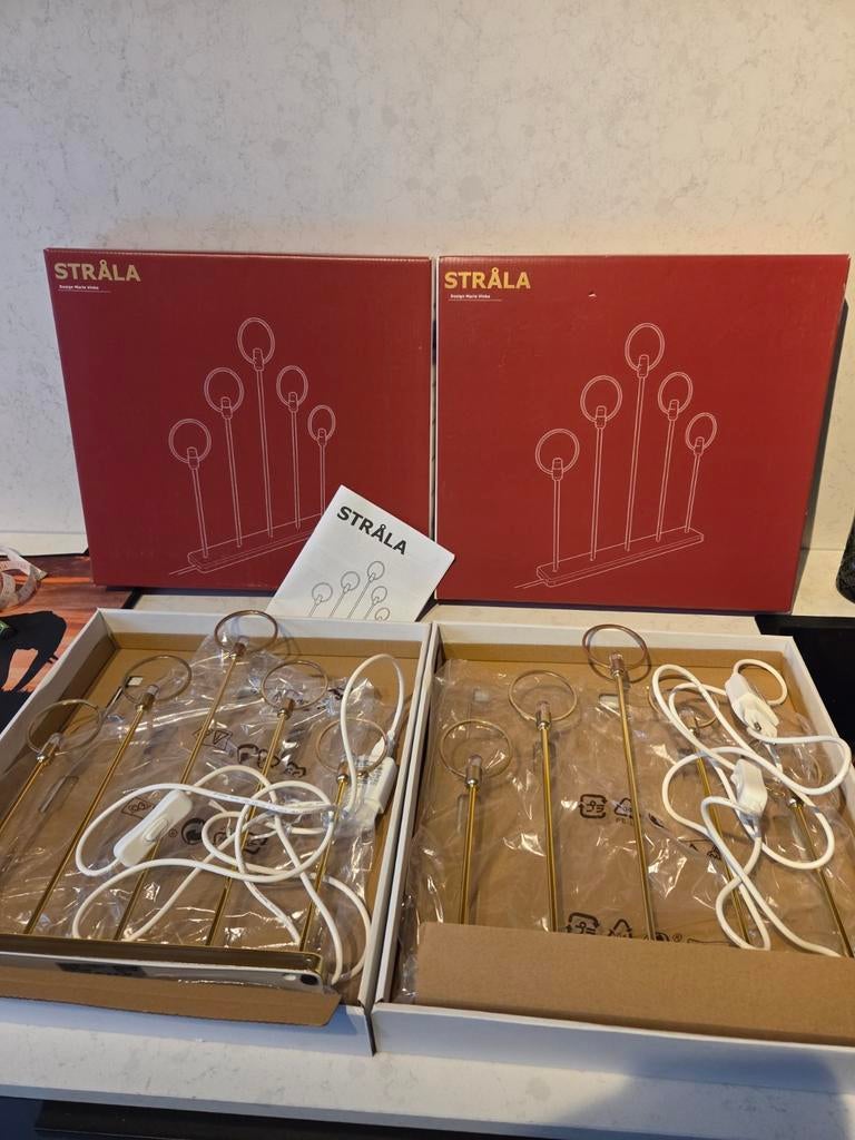 2x Ikea Stråla, Huis en Inrichting, Ophalen of Verzenden, Zo goed als nieuw, Minder dan 50 cm