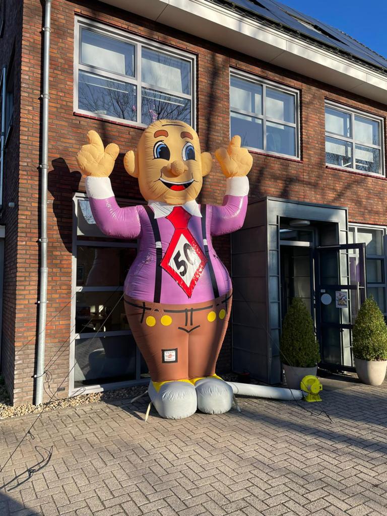6 verschillende opblaasfiguren Abraham, Sarah en meer, Ophalen, Zo goed als nieuw, Abraham of Sarah