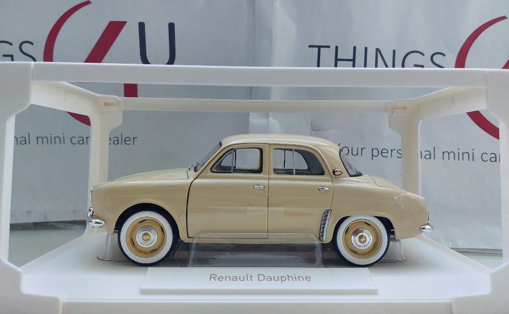 Norev 1:18 Renault Dauphine 1958 Beige nieuw in verpakking, Ophalen of Verzenden, Nieuw, Auto, Norev