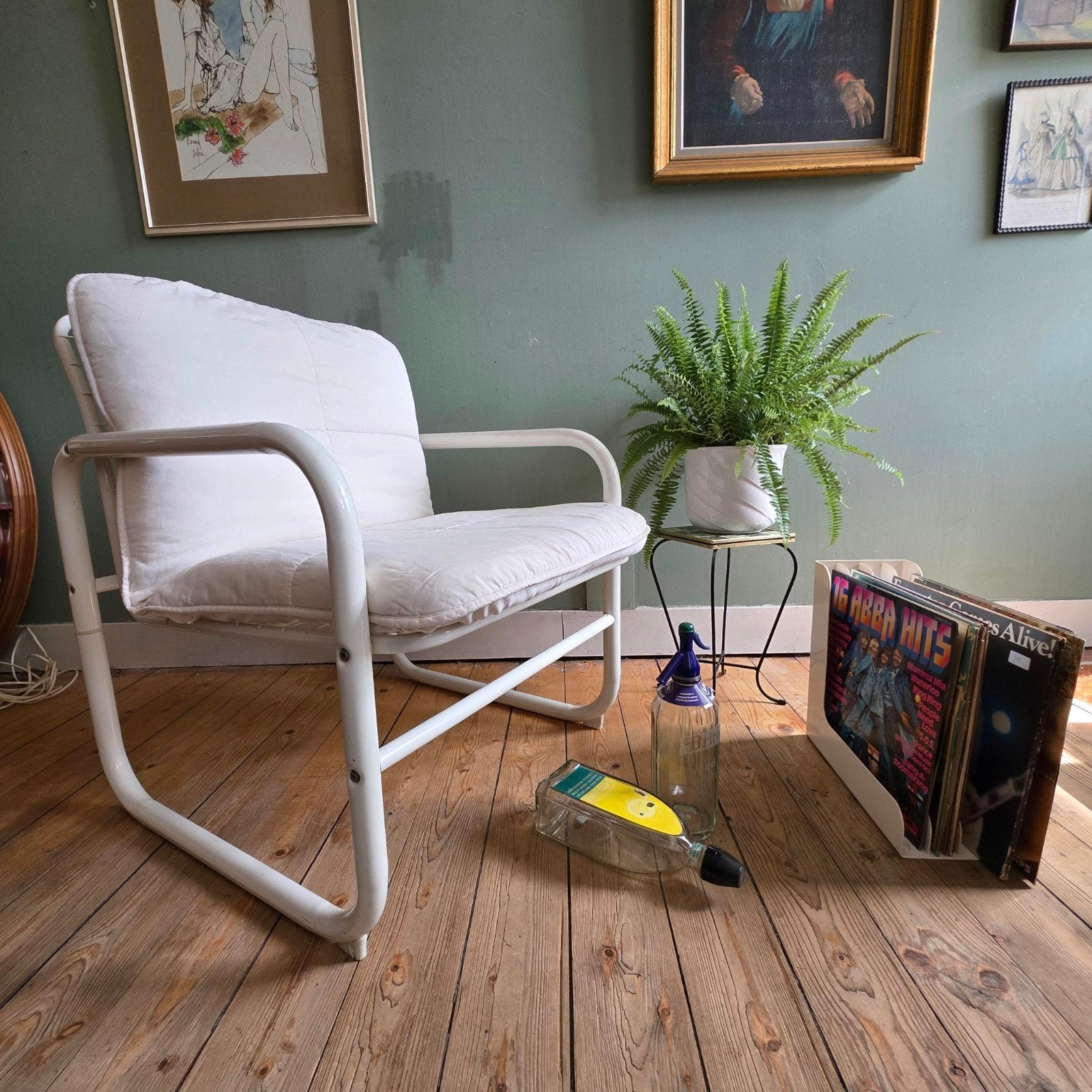 Vintage IKEA Mölle lounge chair Bauhaus Marcel Breuer stijl, Huis en Inrichting, Fauteuils, Gebruikt, ., Minder dan 75 cm, Vintage