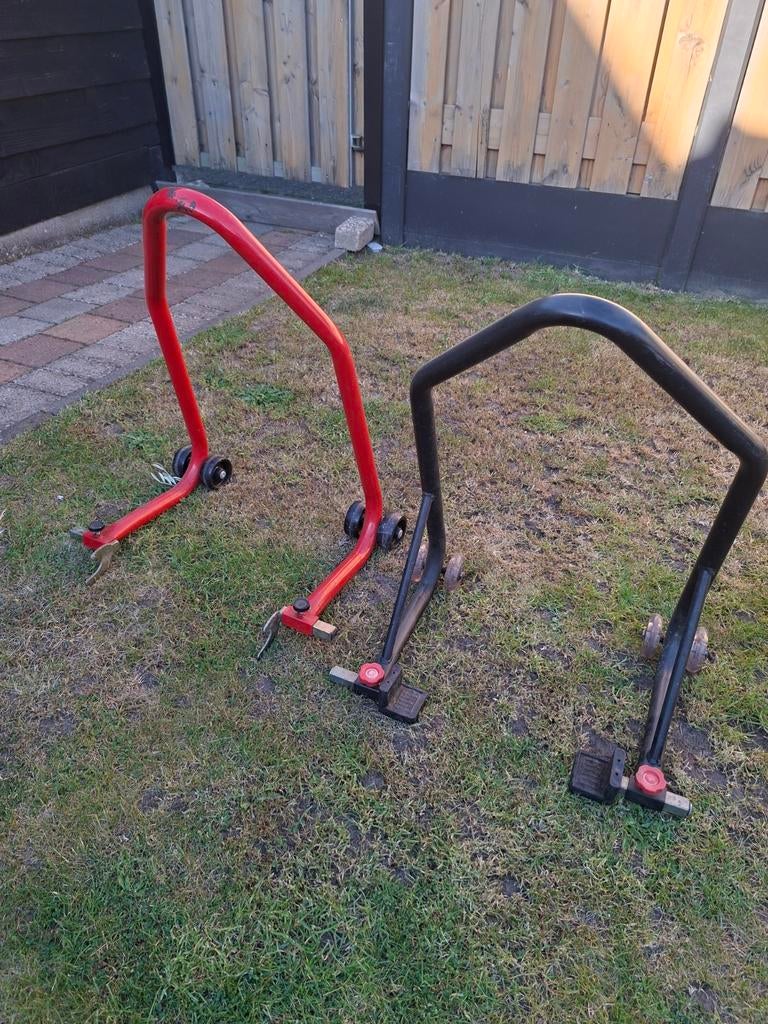 Paddock stand voor + achter, Motoren, Ophalen of Verzenden