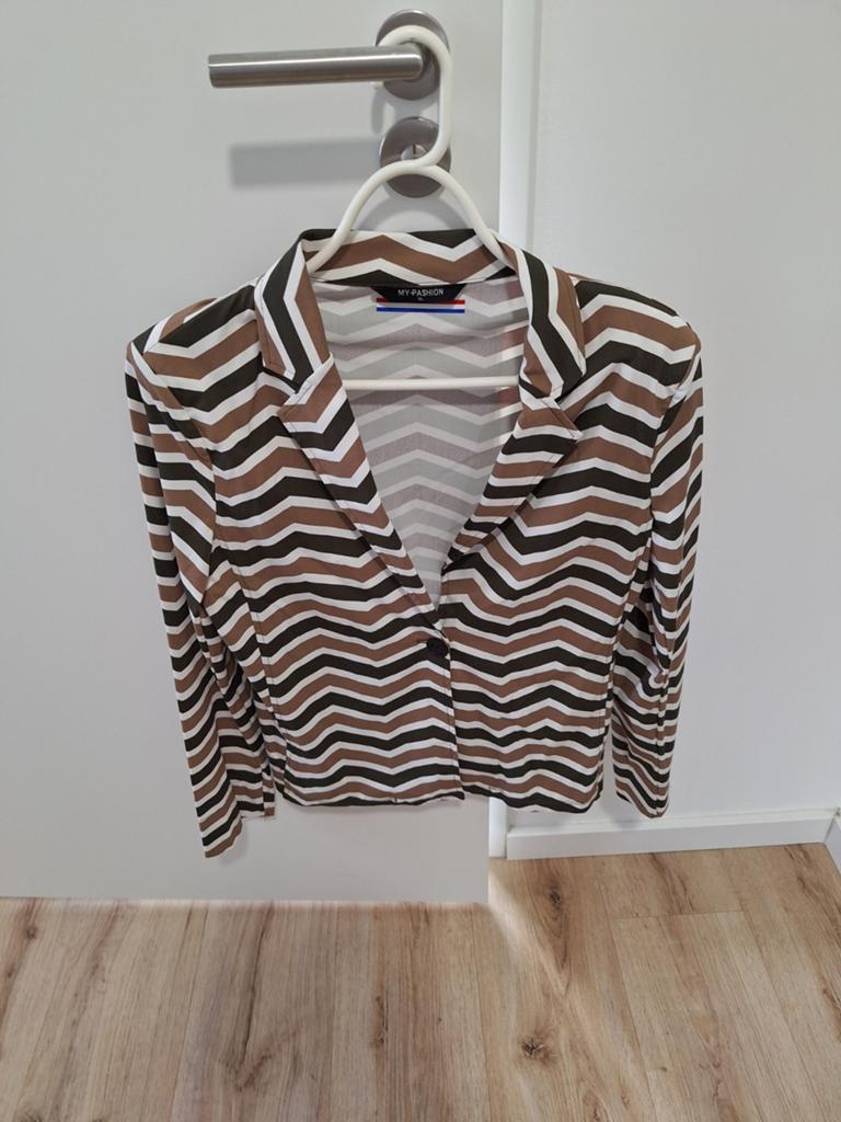 Blazer, Ophalen of Verzenden, Gedragen, Maat 46/48 (XL) of groter, Beige