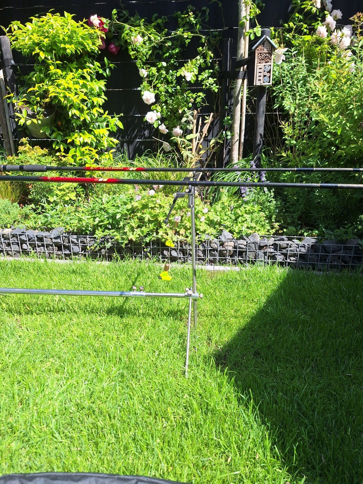 Karper vishengel, incl. Rotpod, Beetmelders, Schepnet etc., Watersport en Boten, Hengelsport | Karpervissen, Ophalen, Gebruikt