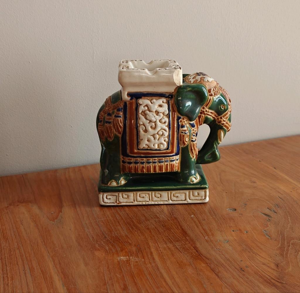 Vintage olifant keramiek, Ophalen of Verzenden