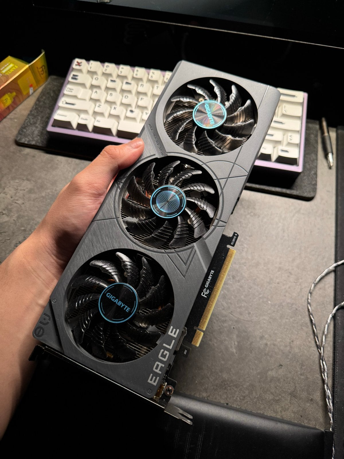 RTX 4060ti Gigabyte EAGLE Videokaart, Computers en Software, Videokaarten, Ophalen, HDMI, GDDR6, PCI-Express 4