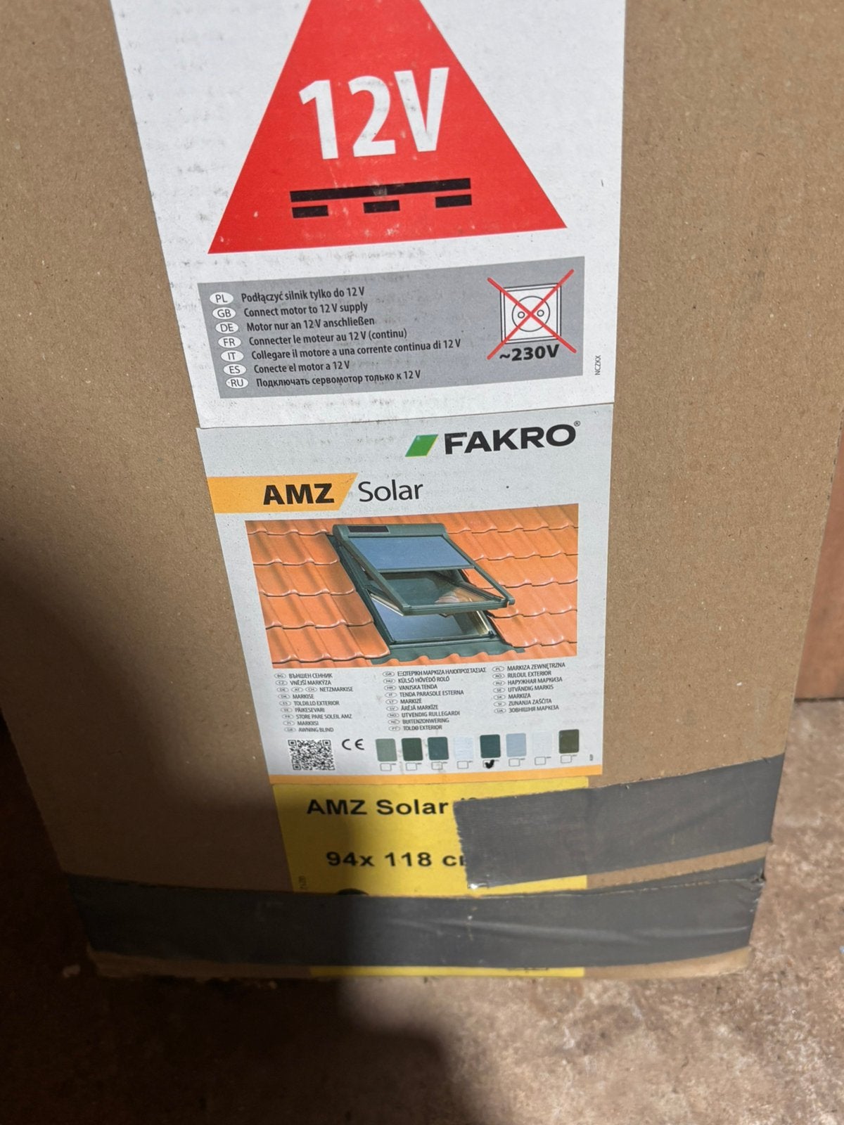 Solar screen fakro, 150 tot 300 cm, Ophalen, Zo goed als nieuw, Minder dan 250 cm
