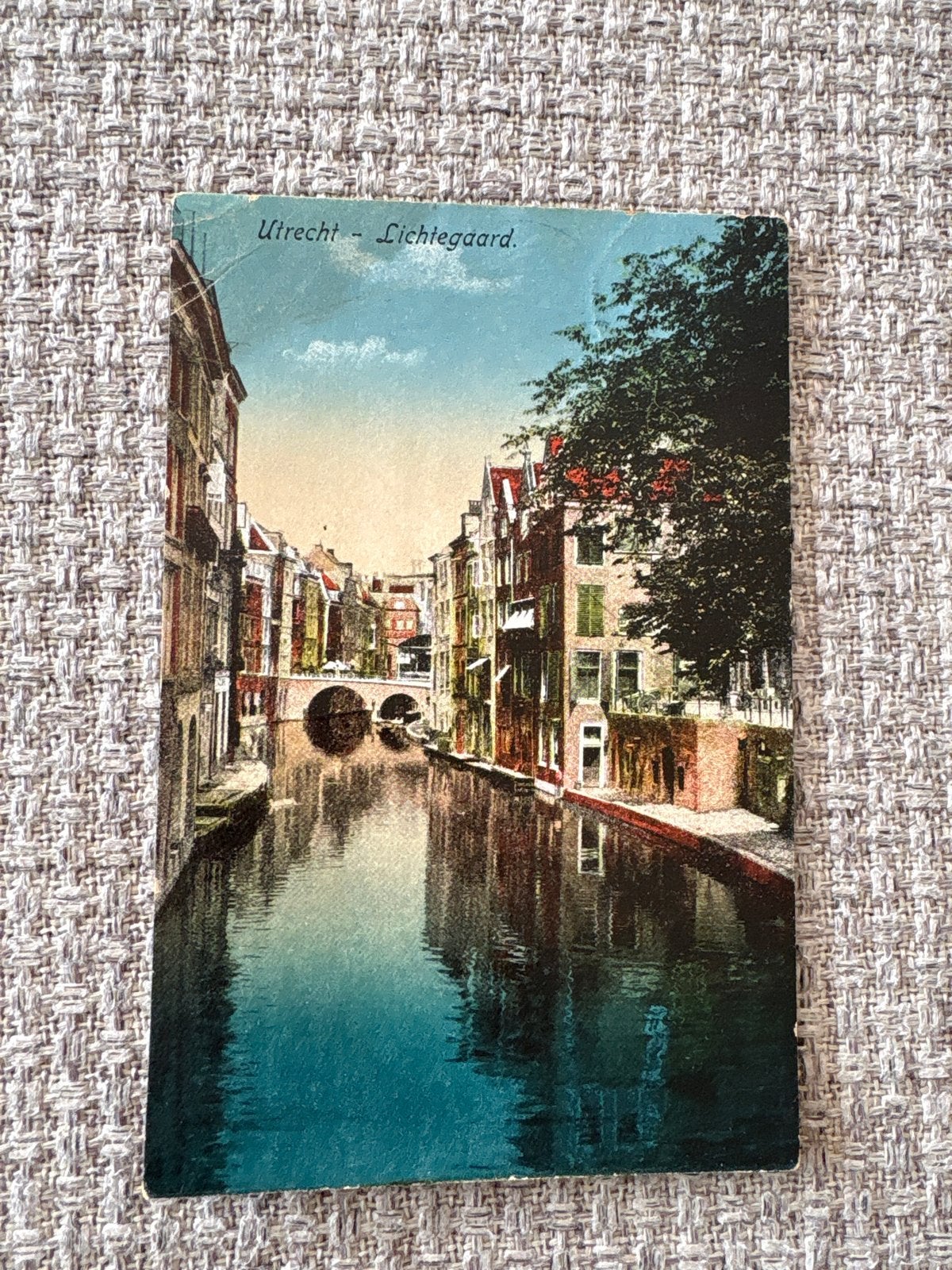 Oude Ansichtkaart Utrecht - Lichte Gaard (1917), Verzamelen, Ophalen of Verzenden, Voor 1920, Gelopen, Utrecht
