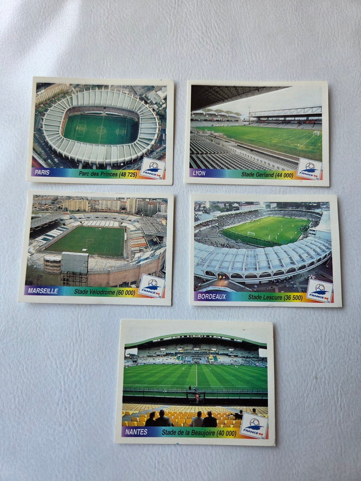 Panini WK 98 Stadions, Ophalen of Verzenden, Zo goed als nieuw, Buitenlandse clubs, Poster, Plaatje of Sticker