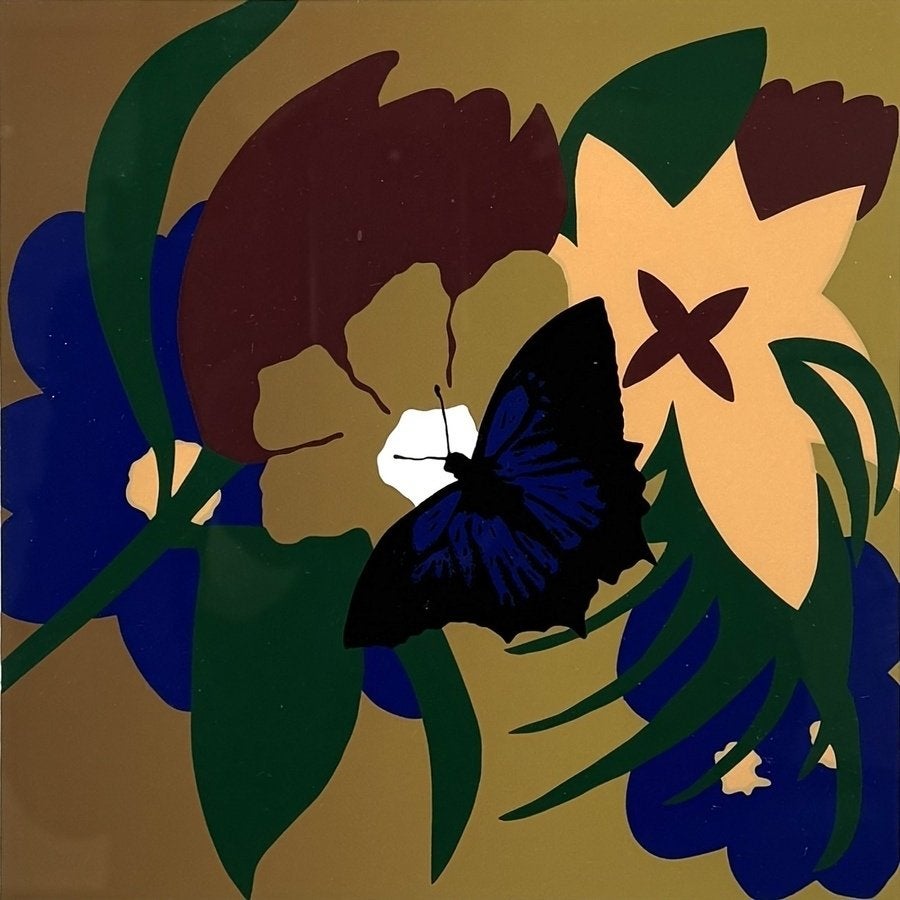 374. Zeefdruk – "Achtertuin", 1989