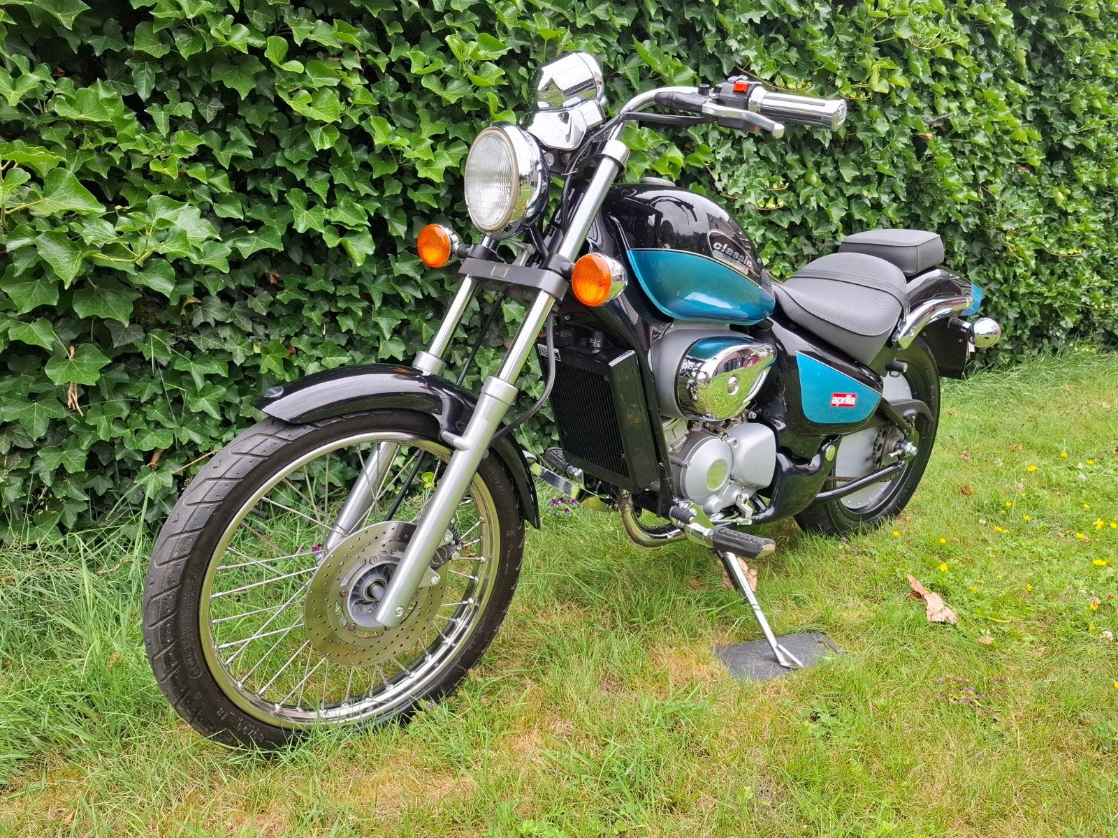Aprilia Red Rose Classic Custom 50 chopper bromfiets, 5 bak!, Fietsen en Brommers, Brommers | Crossbrommers, 49 cc, Zo goed als nieuw