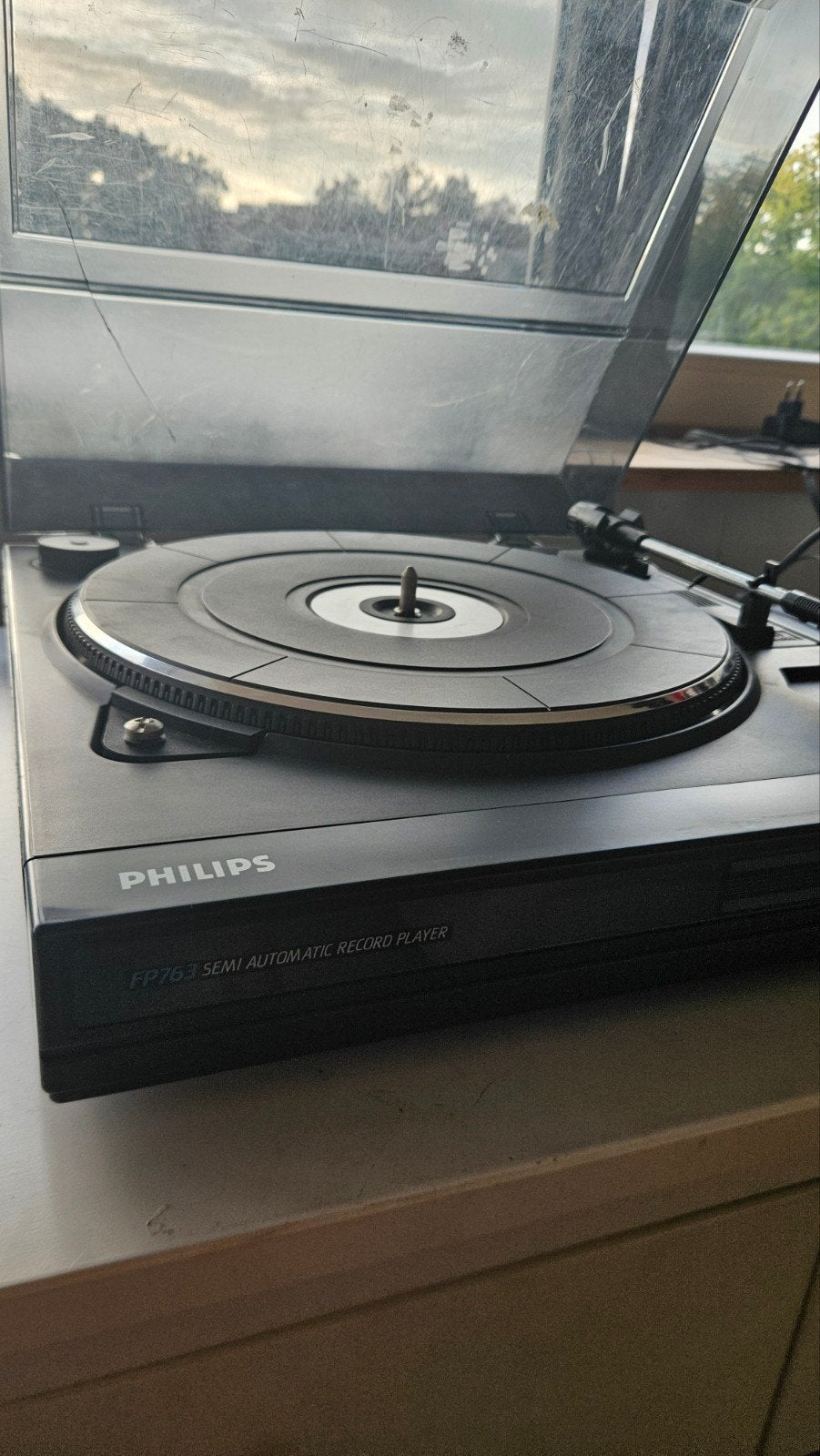 Philips FP763 Platenspeler – Gereviseerd, Ophalen, Gebruikt, Platenspeler, Philips