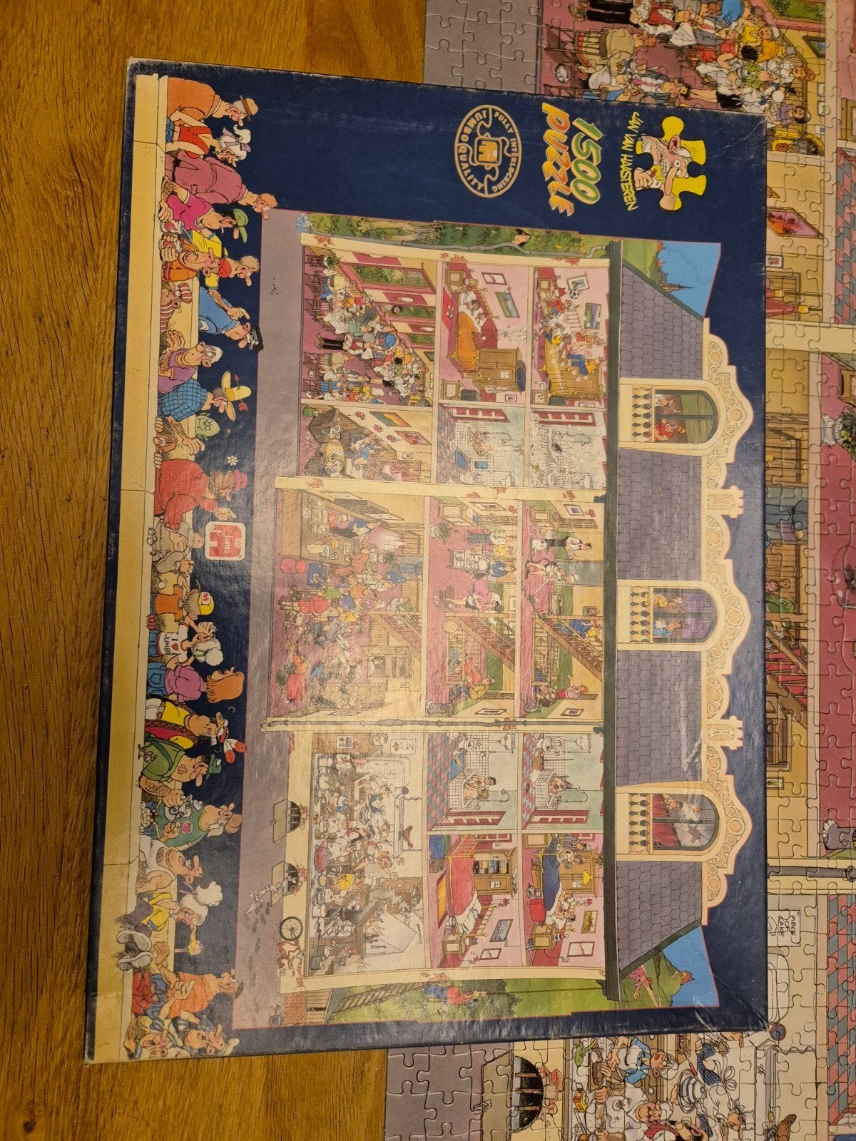 Jan van Haasteren puzzel 1500 st. Hotel Contour compleet, Ophalen, 500 t/m 1500 stukjes, Zo goed als nieuw, Legpuzzel