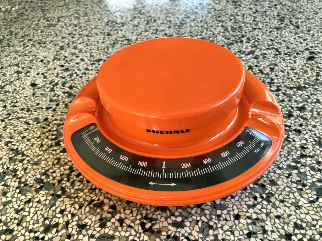 Retro / vintage jaren '70 weegschaal Soehnle, Keukenweegschaal, Verzenden, Gebruikt, Minder dan 10 kg