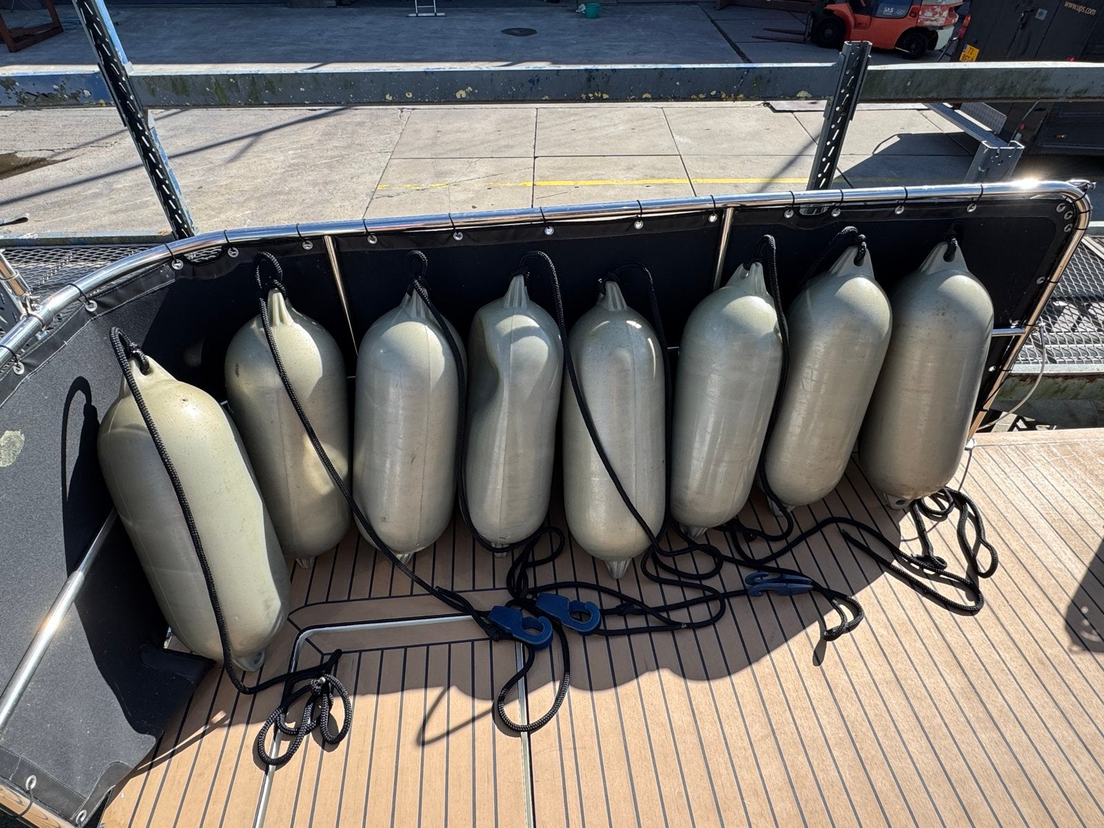 Set van 8 stootwillen fenders voor boot, Watersport en Boten, Ophalen, Gebruikt, Overige typen