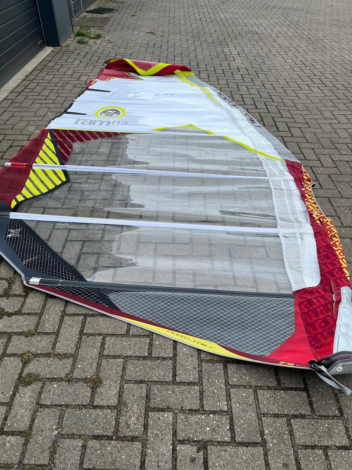 North Sails Ram F13 7.8, Watersport en Boten, Ophalen, Met draagtas, 6.5 m² tot 8 m², Zo goed als nieuw