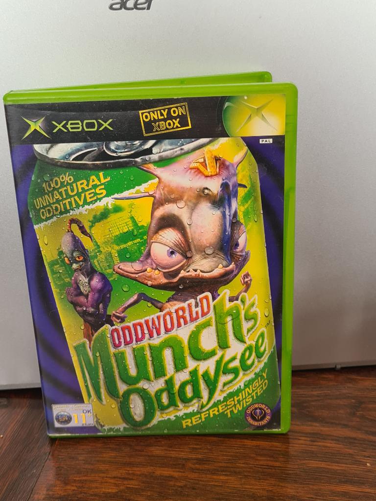 Oddworld Munch's Oddysee Xbox Original, Spelcomputers en Games, Games | Xbox Original, Zo goed als nieuw, Avontuur en Actie, 1 speler
