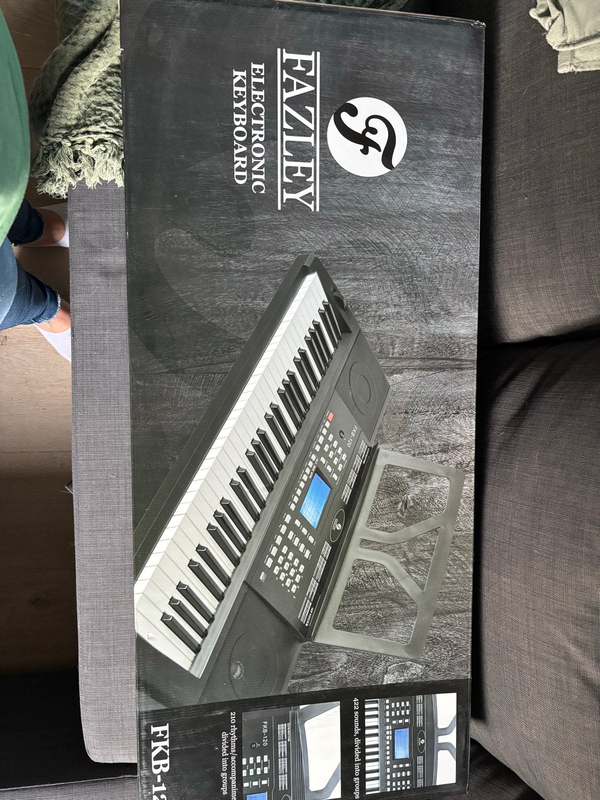 Fazley FKB-120 Elektronisch Keyboard - Nieuw in doos, 61 toetsen, Nieuw, Met standaard, Ophalen