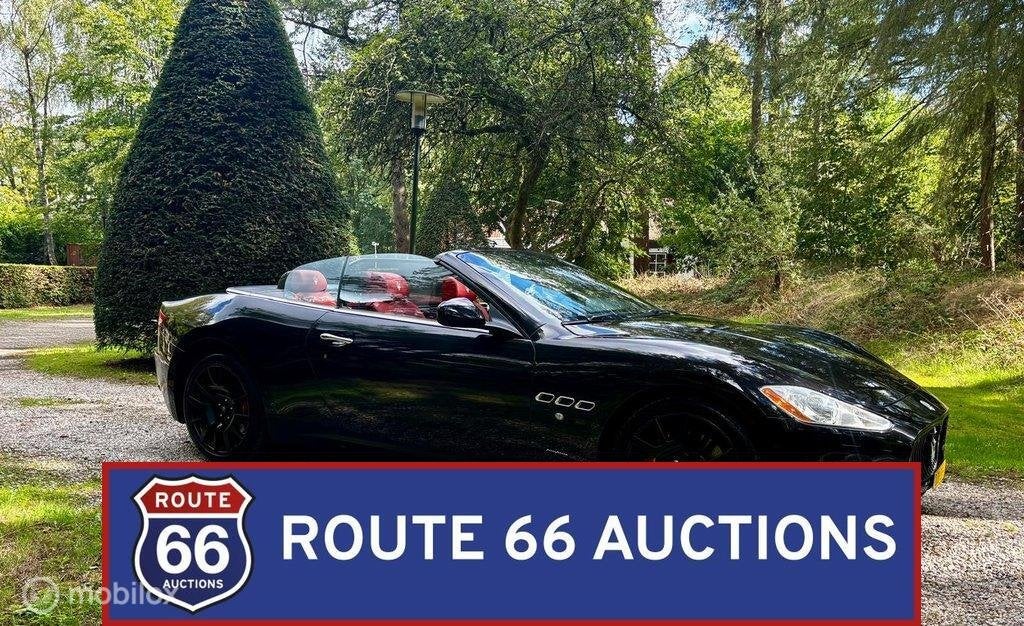 Maserati GranCabrio | 2010 | Route 66 Auctions, Gebruikt, Overige carrosserieën, Zwart, Bedrijf