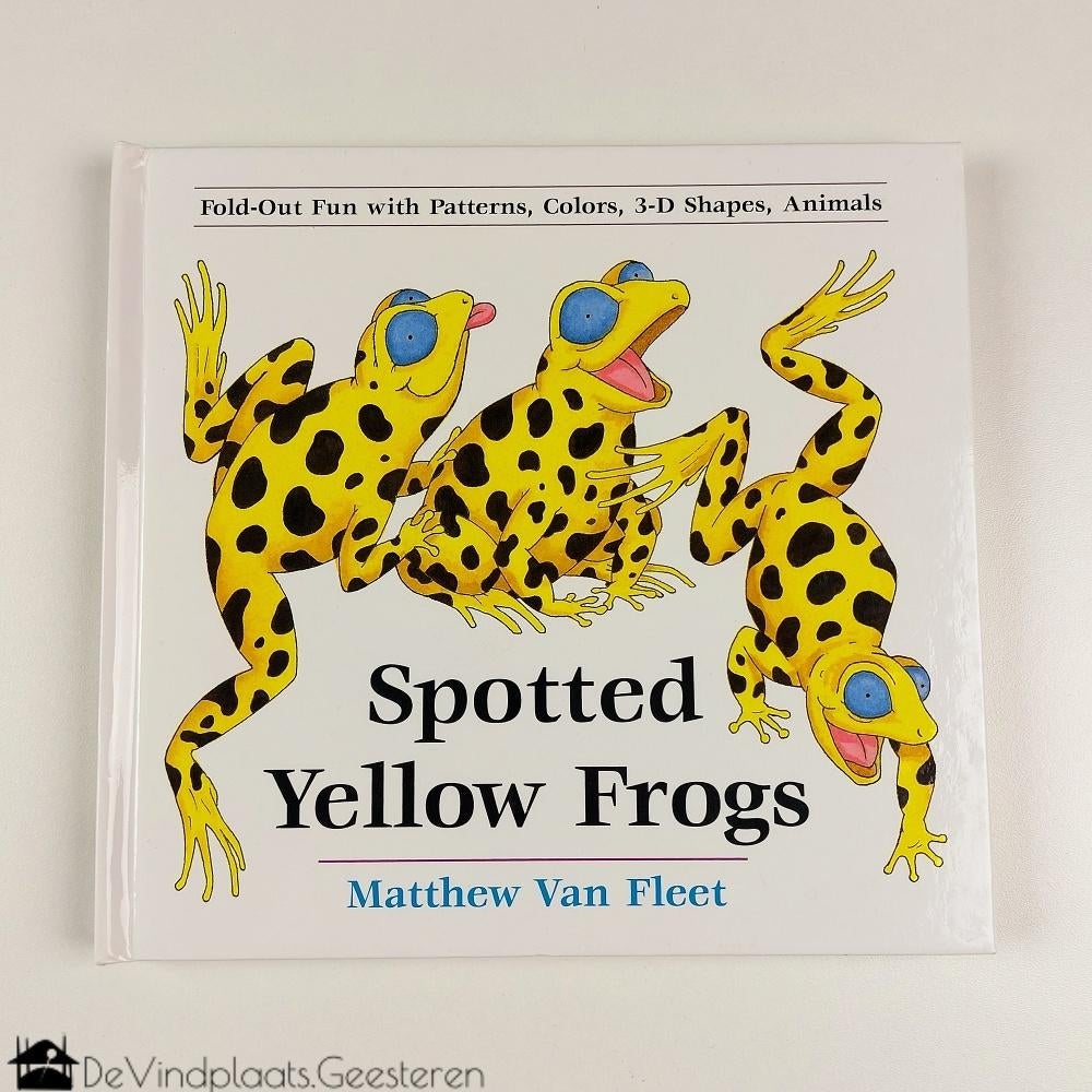 Spotted yellow frogs - prachtig fantasierijk uitvouwboek, Ophalen of Verzenden