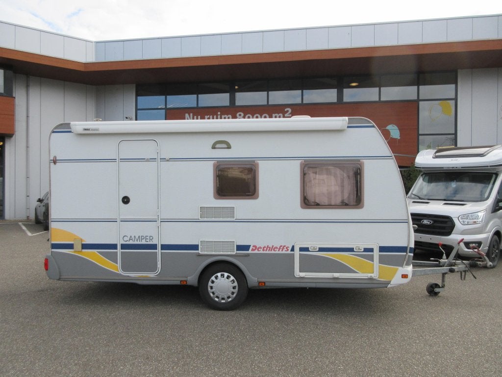 Dethleffs Camper 440 DB CASSETTELUIFEL DWARSBED, Schokbreker, Treinzit, Dethleffs, Tot en met 4