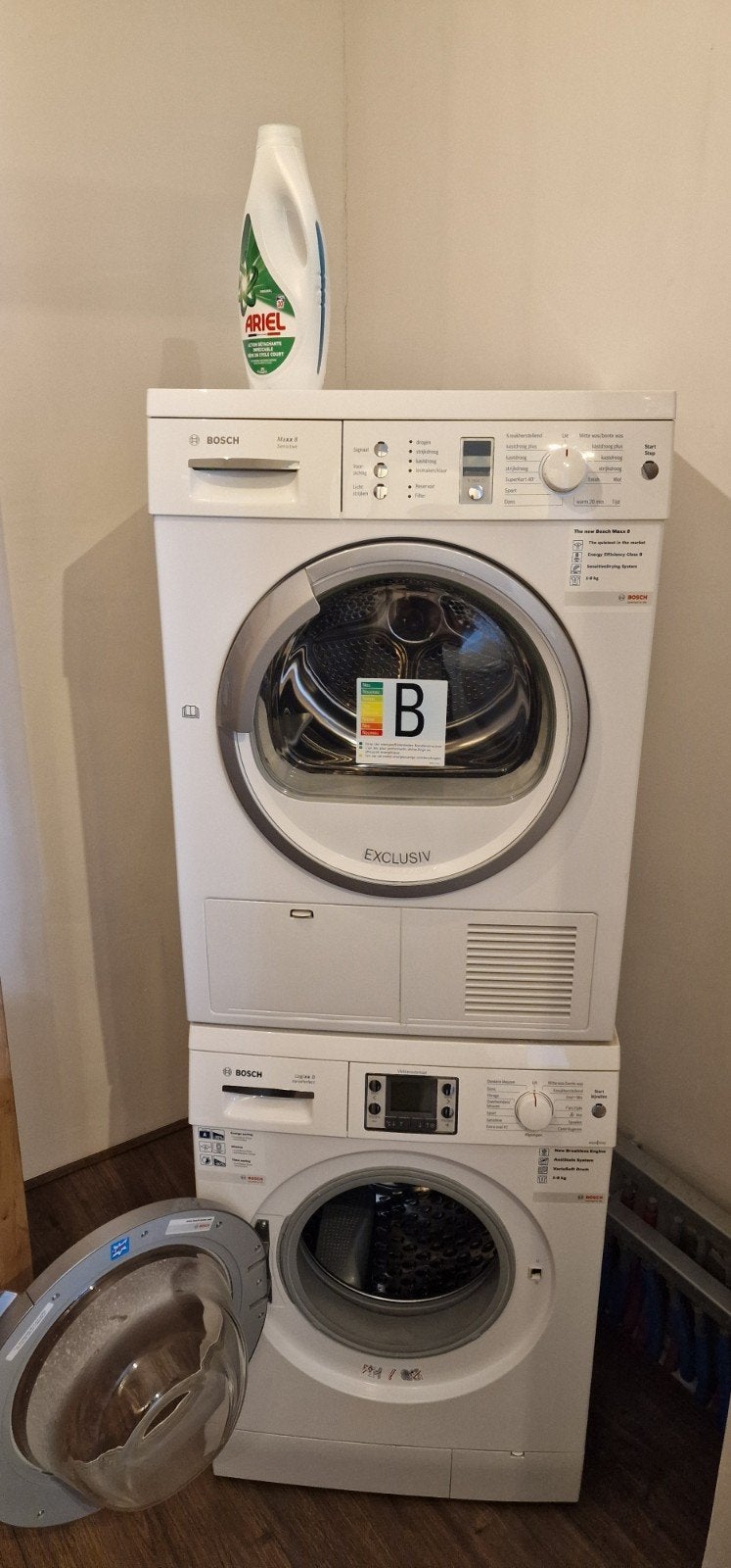 Logixx 8 wasmachine Bosch, Ophalen, Zo goed als nieuw, 1200 tot 1600 toeren