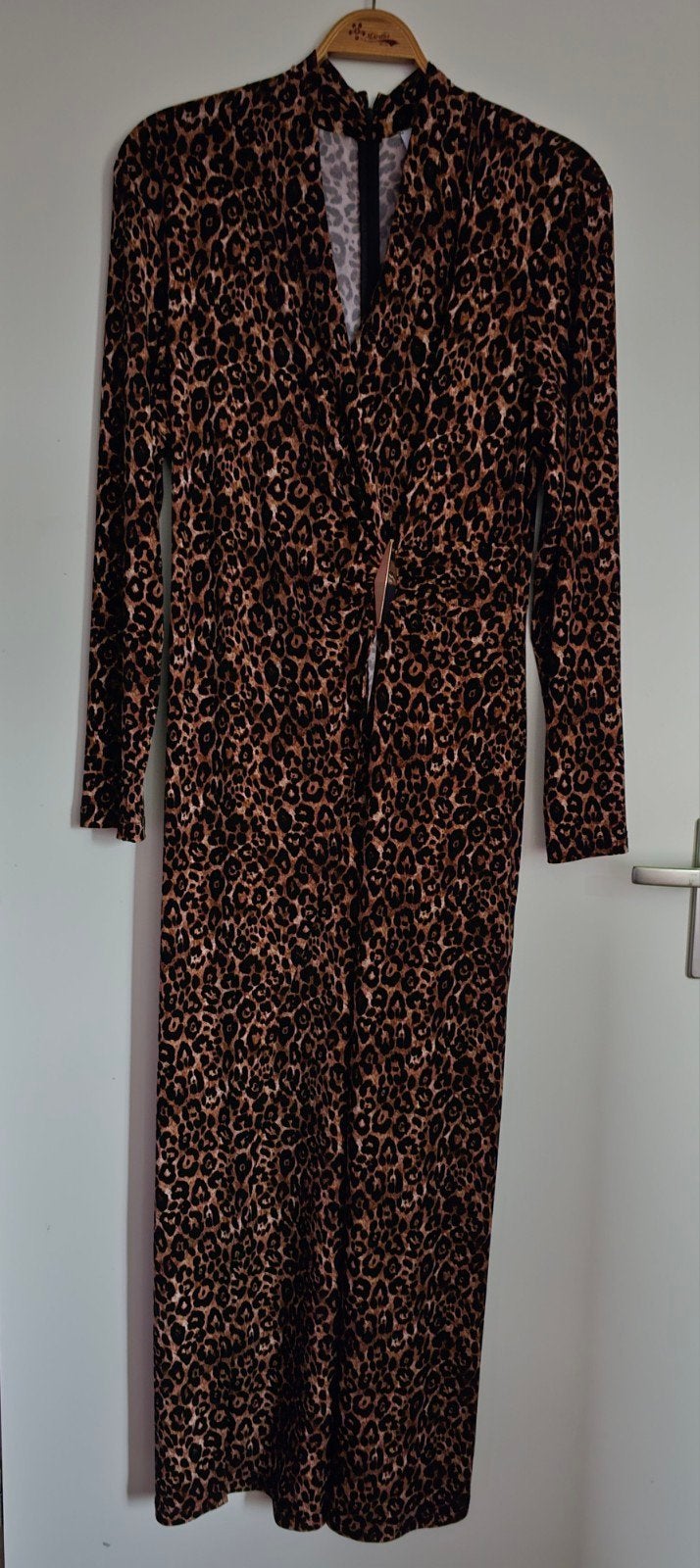 JOSEPH RIBKOFF; NIEUWE LEOPARD PRINT JUMPSUIT 44, Kleding | Dames, Ophalen of Verzenden, Nieuw, Maat 42/44 (L), Bruin