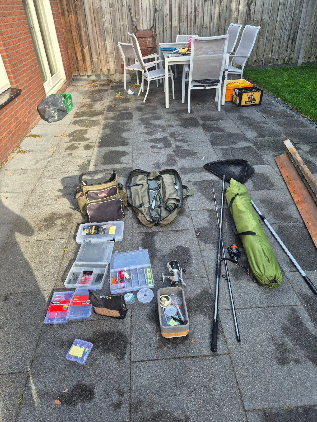 Groot assortiment visspullen, vooral karper, Watersport en Boten, Ophalen, Gebruikt, Complete set