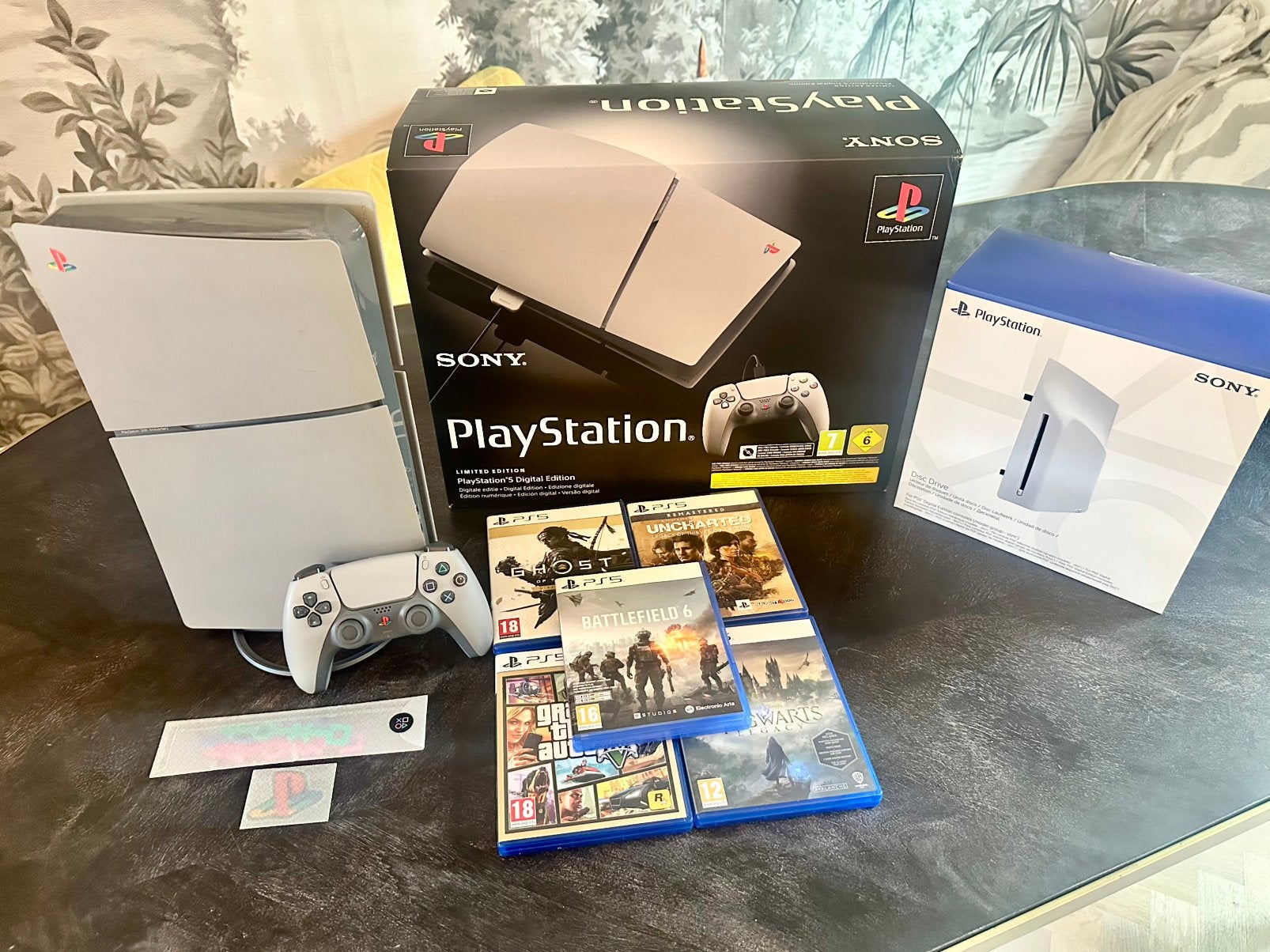 🎮PS5 30th Anniversary Limited Edition + Diskdrive + Games