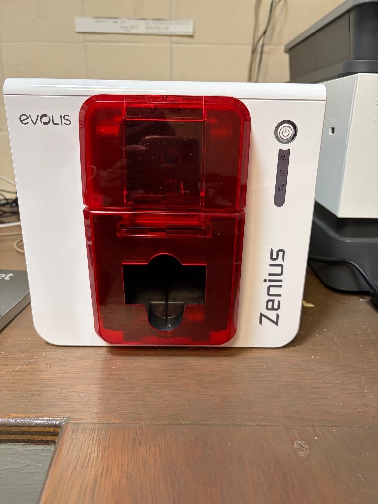 Evolis Zenius cardprinter, Computers en Software, Ophalen, Zo goed als nieuw, Overige technieken, Printer