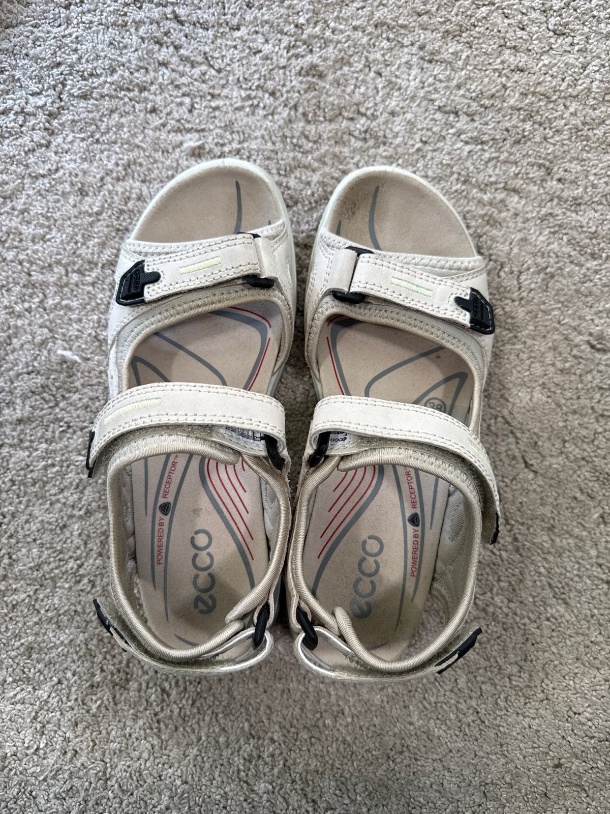 Ecco Wandelsandalen Maat 38, Kleding | Dames, Schoenen, Ophalen, Gedragen, Sandalen of Muiltjes
