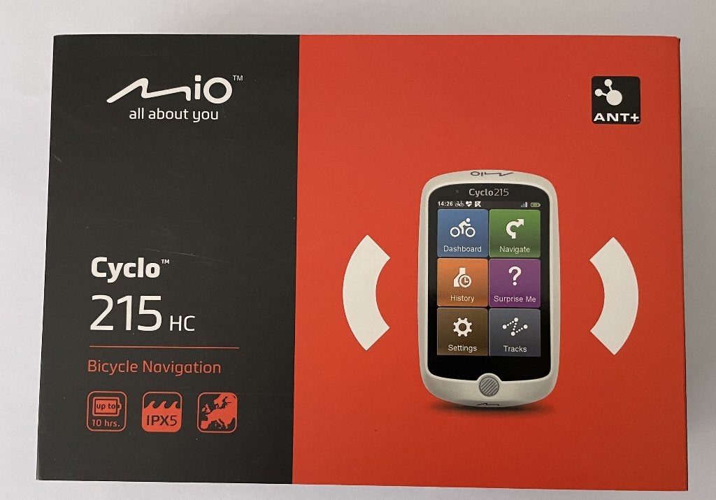 Mio Cyclo 215 HC Fiets computer, Verzenden, Draadloos, Zo goed als nieuw