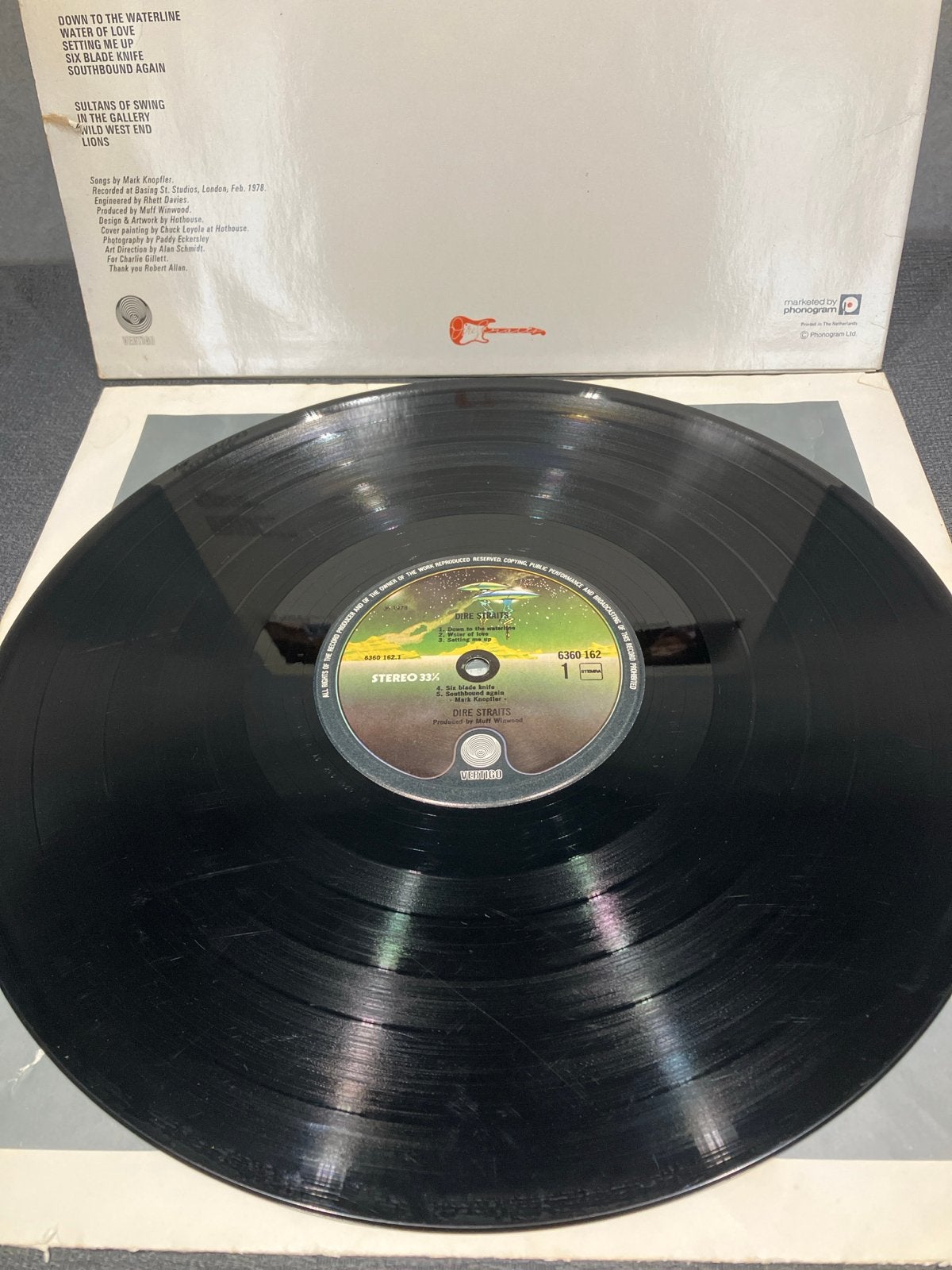 Dire Straits - Dire Straits, Cd's en Dvd's, Vinyl | Rock, LP, Gebruikt, Ophalen of Verzenden, Inclusief binnenhoes