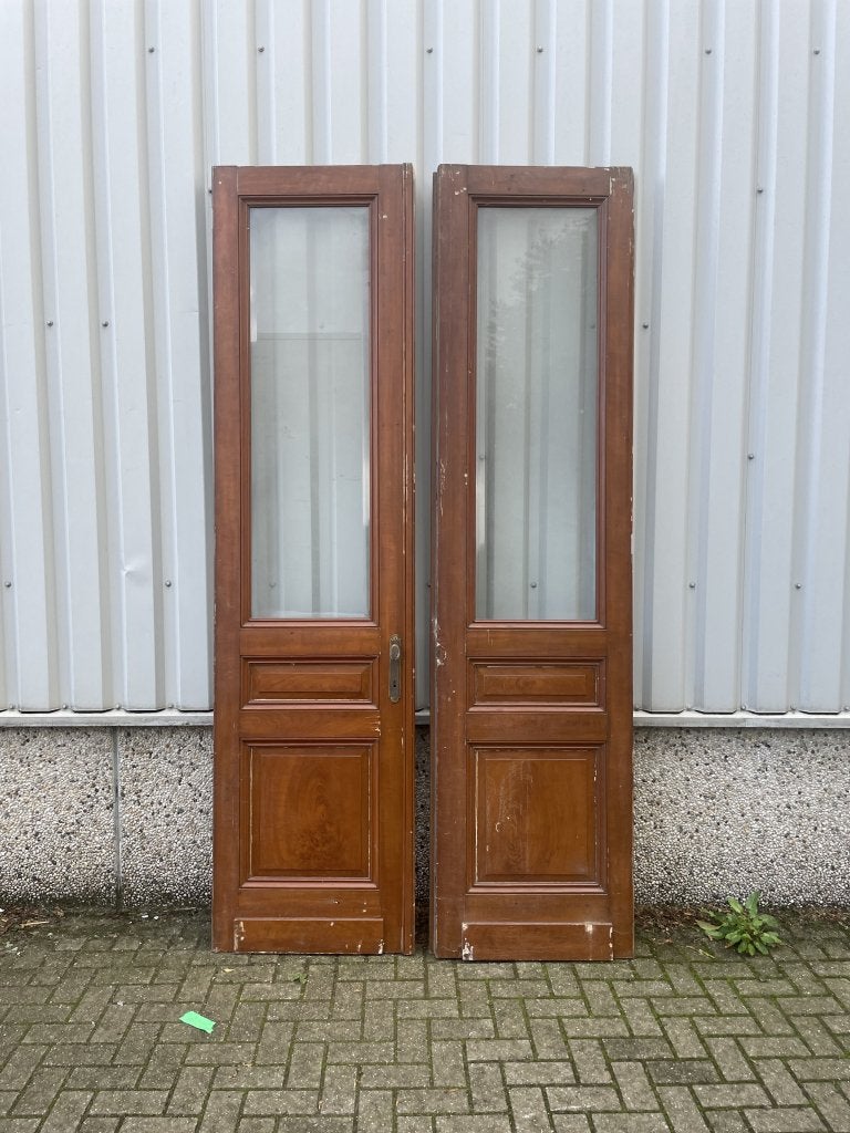 Prachtige antieke ensuitedeuren met geslepen glas, La belle porte, Jurgen.hoogenboezem@gmail.com, Binnendeur, Zo goed als nieuw