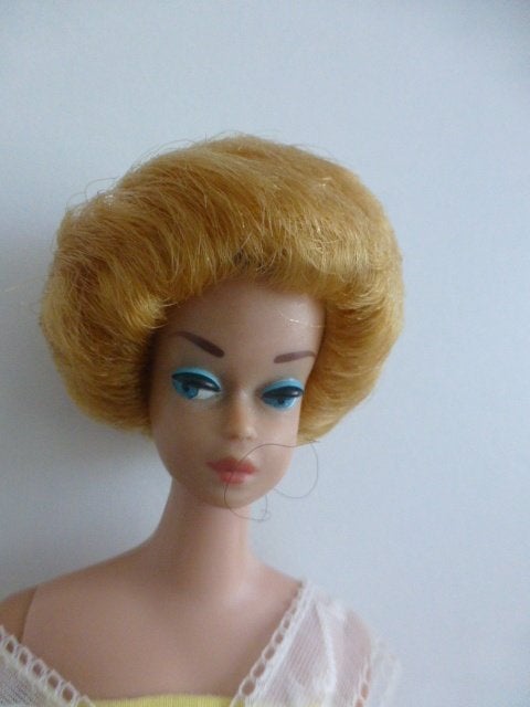 Vintage Barbie korte blonde pruik 4, Ophalen of Verzenden, Zo goed als nieuw, Accessoires