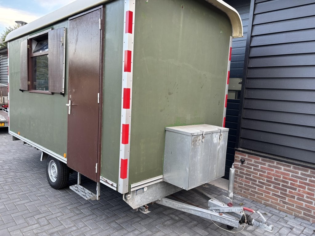 Schaftwagen schaftkeet snelverkeer keet, Gebruikt