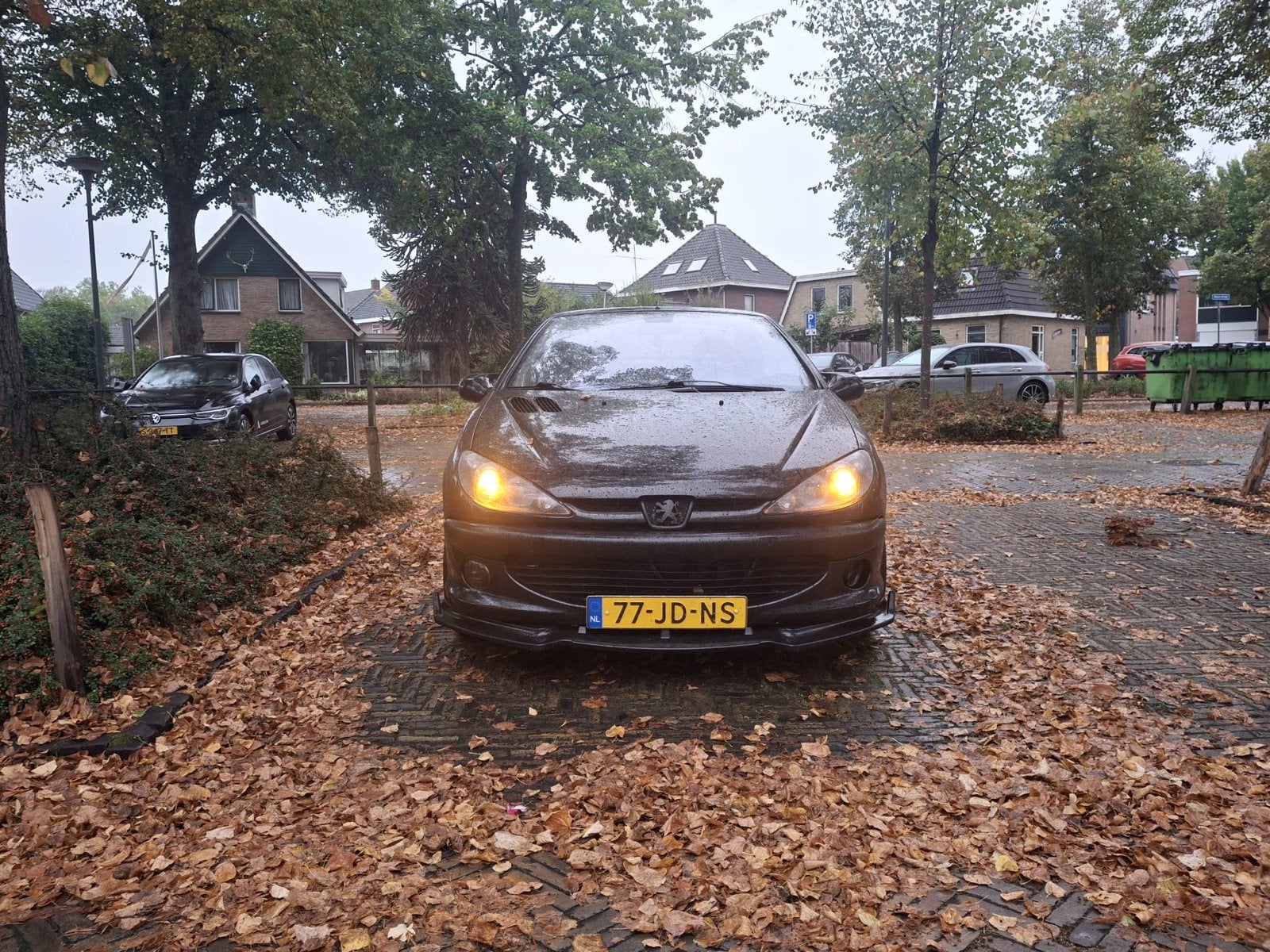 Peugeot 206 2.0 16V CC 2002 Zwart, Auto's, 136 pk, 4 cilinders, Cabriolet, 4 stoelen