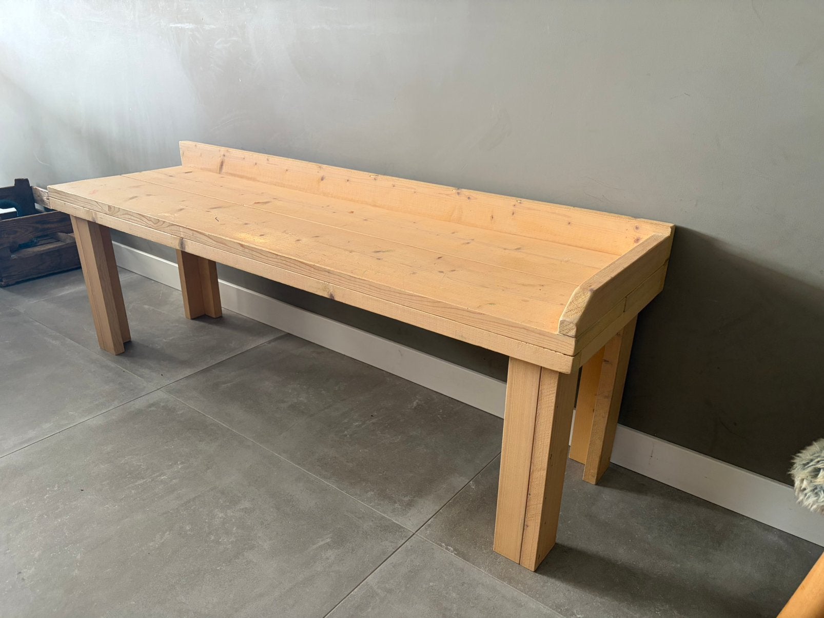 Kinder bureau 140cm, Ophalen, Gebruikt, Hout, Kinderbureau