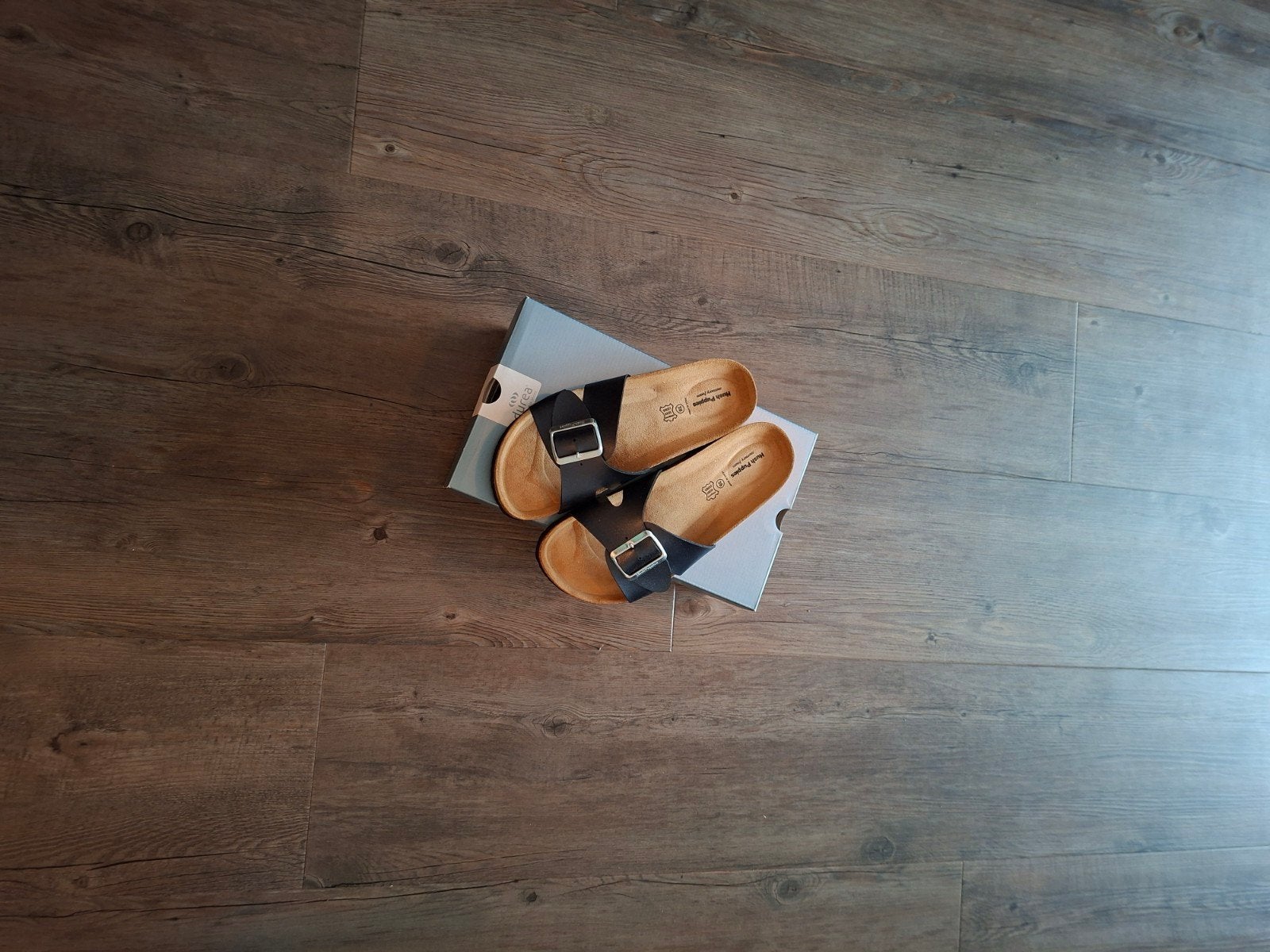 Zwarte Hush Puppies slippers - Maat 39, Slippers, Zwart, Ophalen of Verzenden, Zo goed als nieuw