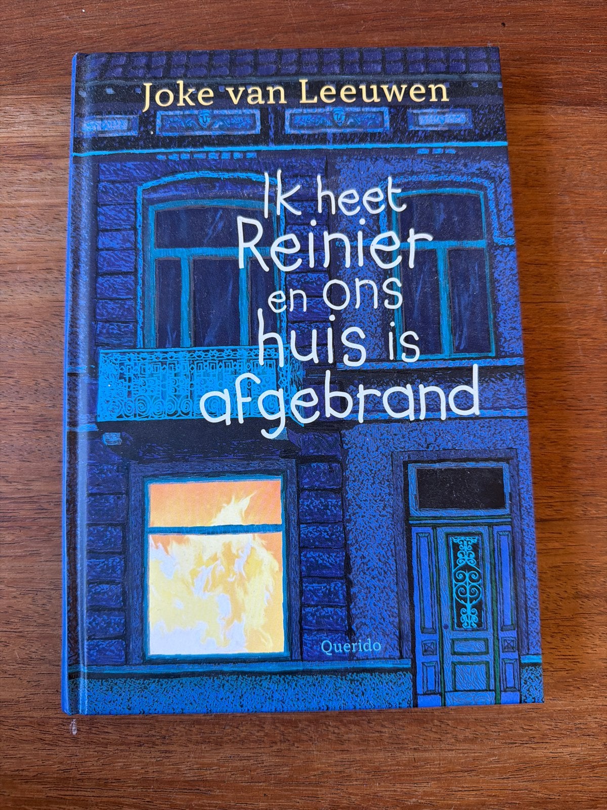 Ik heet Reinier en ons huis is afgebrand - Joke van Leeuwen, Boeken, Ophalen of Verzenden, Zo goed als nieuw, Fictie algemeen