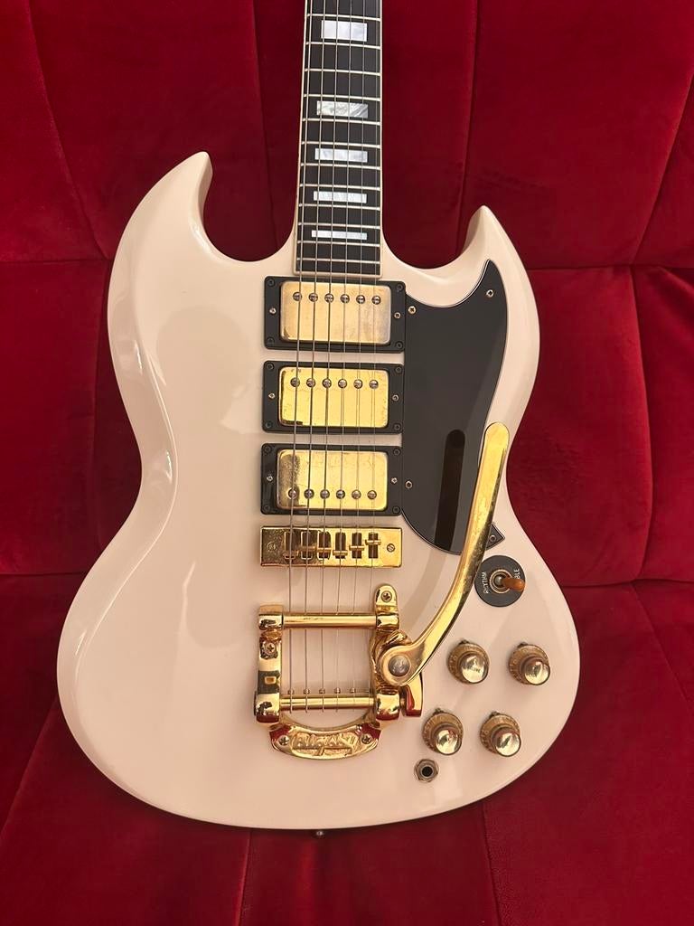 Gibson Sg Custom 1979, Muziek en Instrumenten, Snaarinstrumenten | Gitaren | Elektrisch, Ophalen, Zo goed als nieuw, Solid body