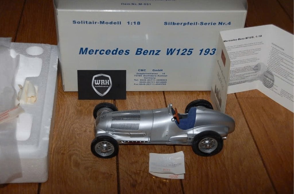 1:18 MERCEDES W25 Silberpfeil CMC M-031 in box WRH, Verzenden, Zo goed als nieuw, Auto, Overige merken