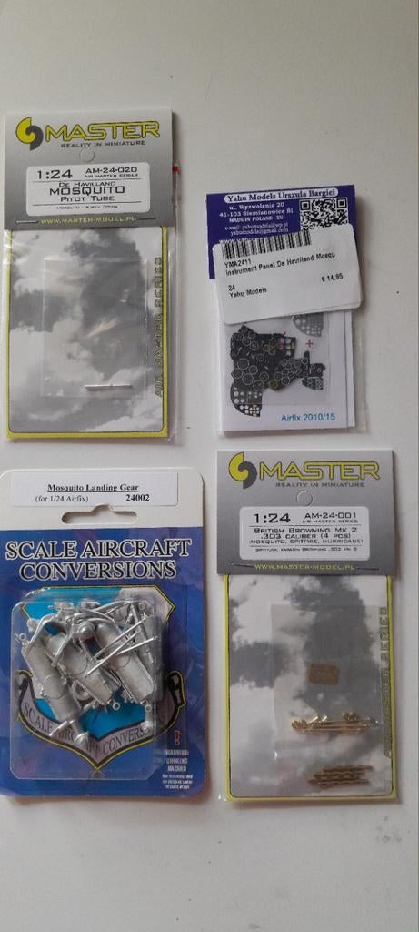 1/24 Update sets voor Mosquito Airfix., Ophalen of Verzenden, 1:72 tot 1:144, Overige merken