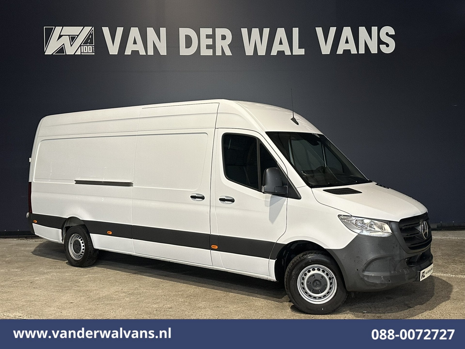 Mercedes-Benz Sprinter 315 CDI 150pk L3H2 Euro6 Airco | Came, Gebruikt, 4 cilinders, Wit, Mercedes-Benz