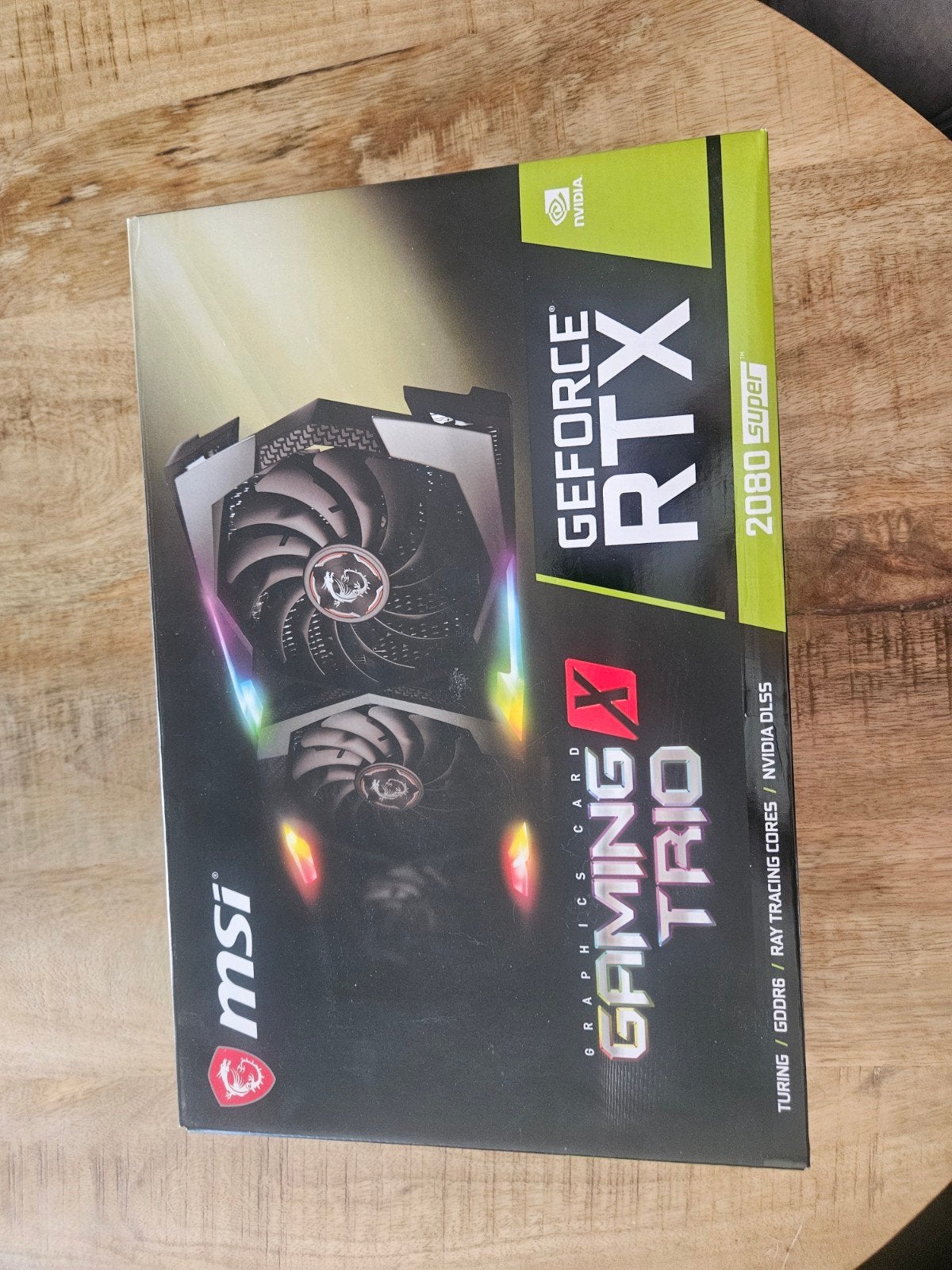 MSI GeForce RTX 2080 SUPER GAMING X TRIO 8GB GDDR6, Computers en Software, Videokaarten, Ophalen, PCI-Express 3, Gebruikt, GDDR6