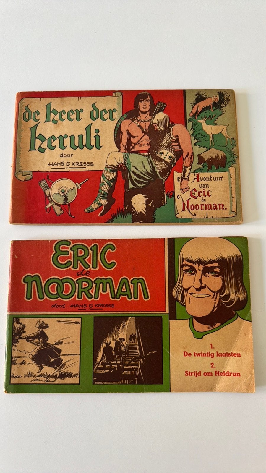 Twee delen van Eric de Noorman, Meerdere stripboeken, Ophalen of Verzenden, Gelezen