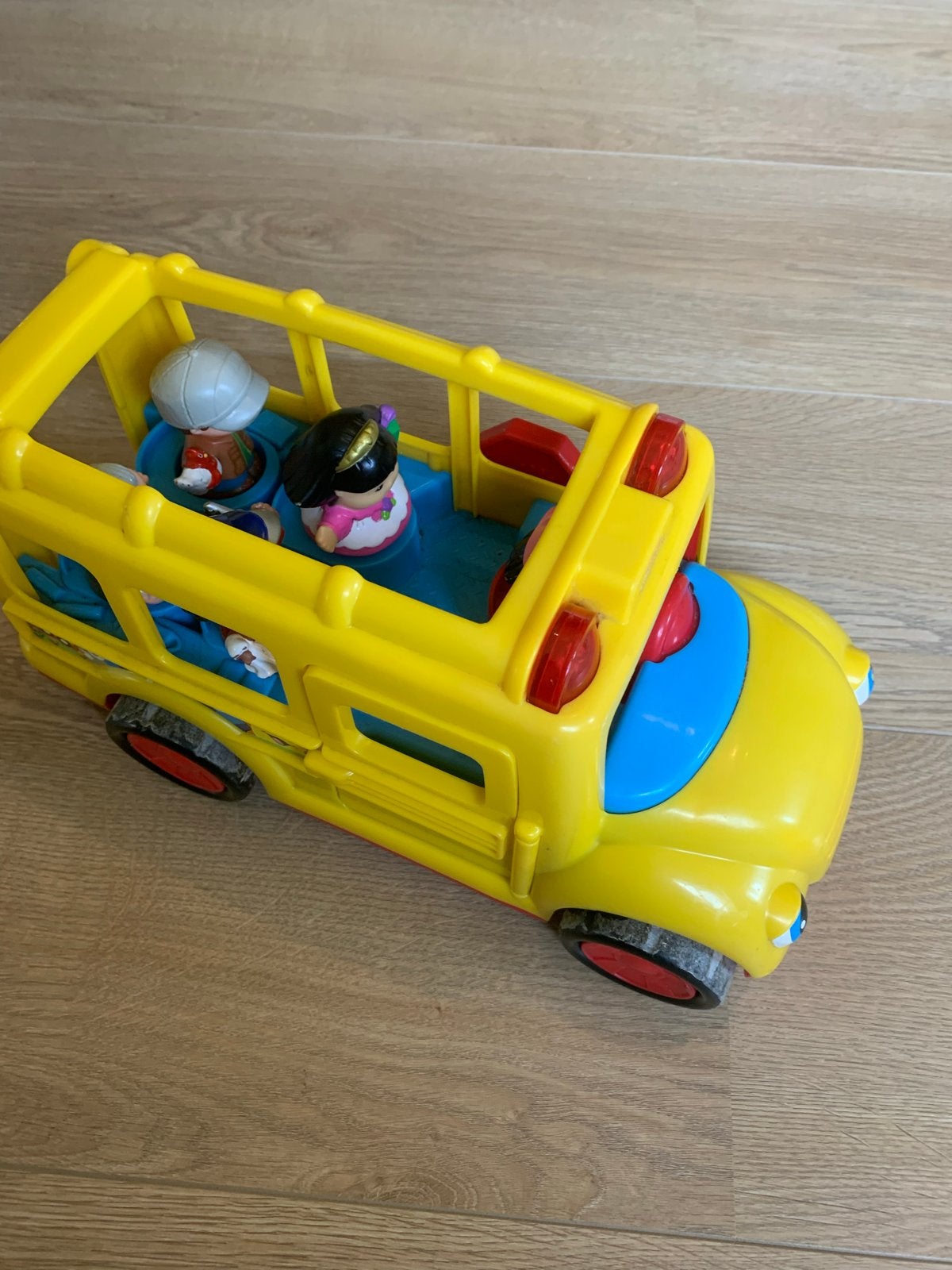 Fisher-Price Little People Schoolbus met figuren, Ophalen of Verzenden, Gebruikt